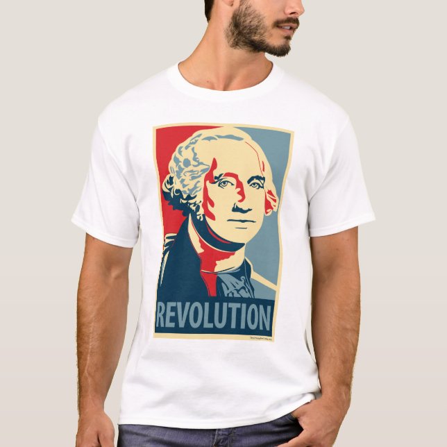 Camiseta George Washington: Poster da paródia de Obama (Frente)