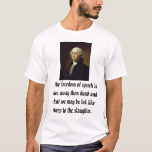 Camiseta George Washington, se a liberdade de expressão é