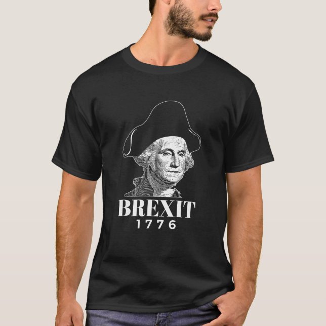 Camiseta George Washington Shirt Brexit 1776 T Shirt (Frente)
