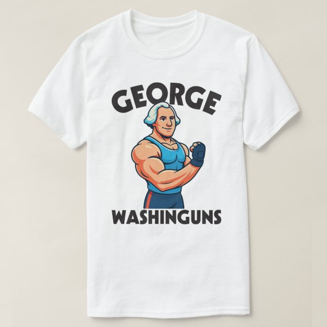 Camiseta George Washinguns Cartoon Gym Flex Tee (Frente do Design)