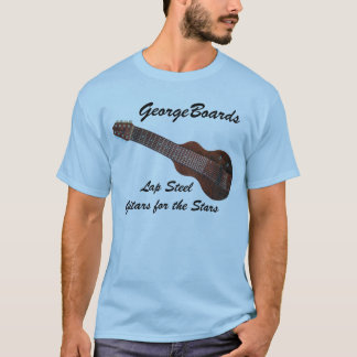 Camiseta GeorgeBoards Lap Steel Guitarra T-Shirt