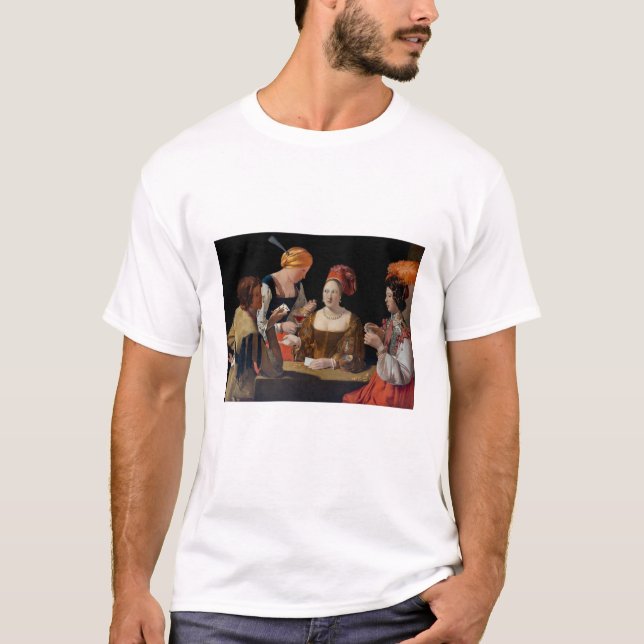Camiseta Georges de la Tour - Bate com Ás de Ouros (Frente)