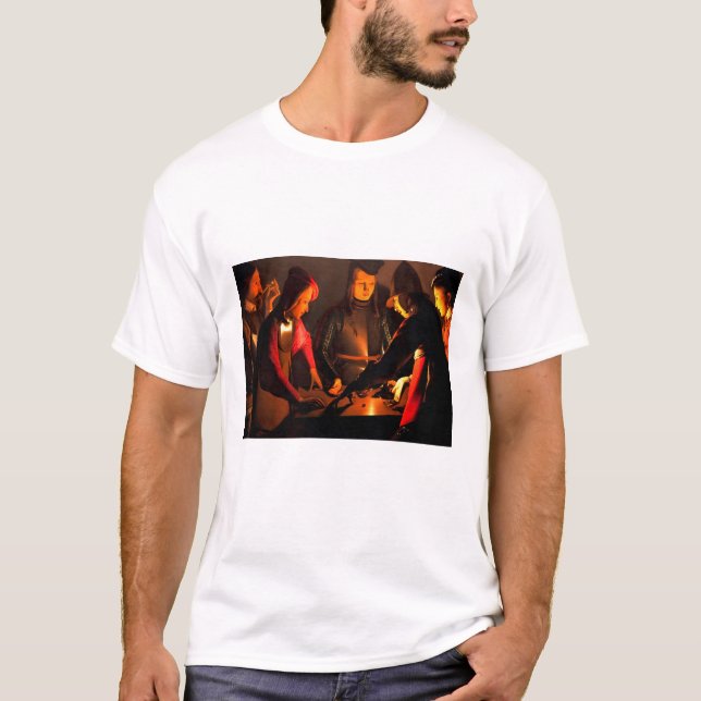 Camiseta Georges de la Tour - Os Jogadores dos Dícios (Frente)