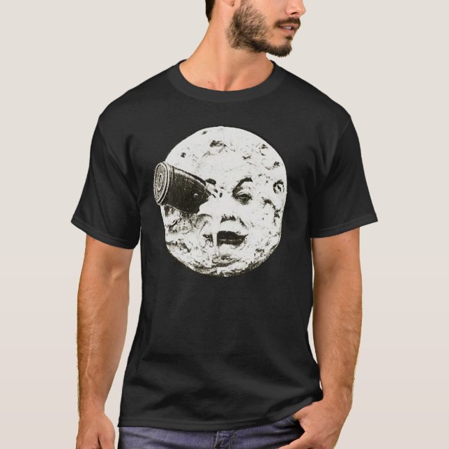 Camiseta Georges Melies uma viagem ao filme do T-SHIRT da (Frente)