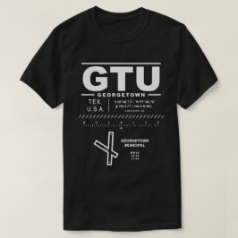 Camiseta Georgetown Aeroporto Municipal GTU T-Shirt