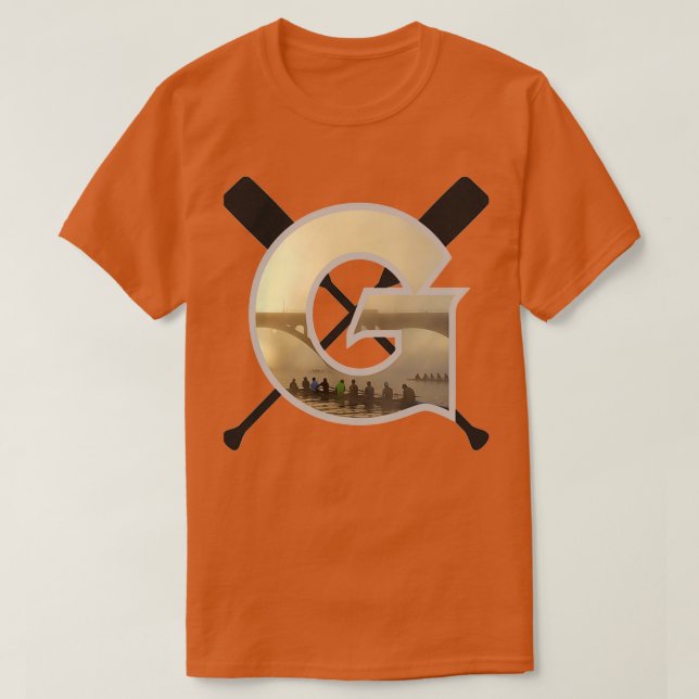 Camiseta Georgetown Rowing Lightweight Hoodie (Frente do Design)