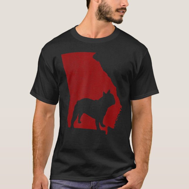 Camiseta Geórgia com Cachorro Vermelho Incomodado Shir (Frente)