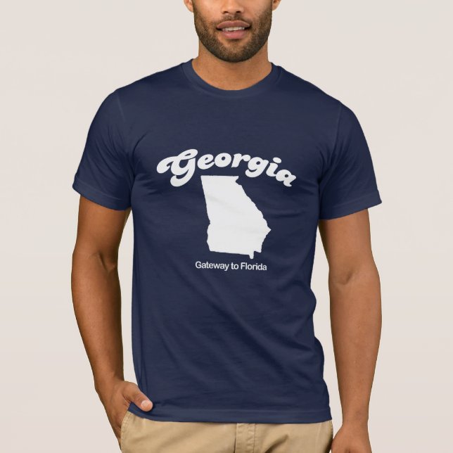 Camiseta Geórgia - entrada ao t-shirt de Florida (Frente)