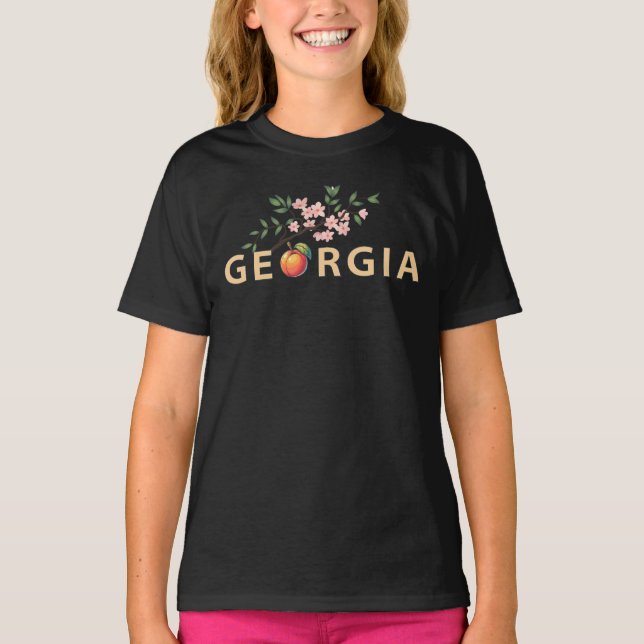 Camiseta Geórgia Estados Unidos da América (Frente)