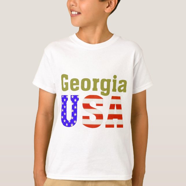 Camiseta Geórgia EUA! (Frente)