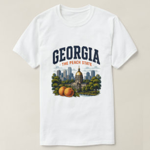 Camiseta Geórgia EUA O Estado da Pêra