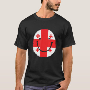 Camiseta Georgia Flag Sorri Cáucaso Georgiano Patriótico