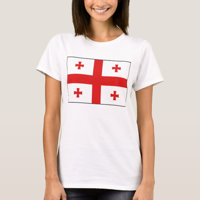Camiseta Georgia Flag x Map T-Shirt (Frente)
