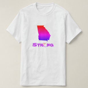 Camiseta Georgia Forte Furacão Desastre Juntos