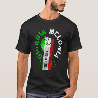 Camiseta Georgia Meloni - Homens Heróis Italianos