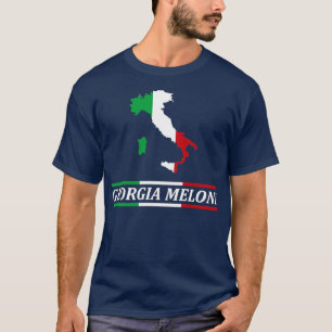 Camiseta Georgia Meloni - Sinalizador Hero Italiano