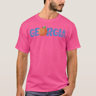 Camiseta Georgia Peach Tee Georgia Férias Estatais Dos Esta
