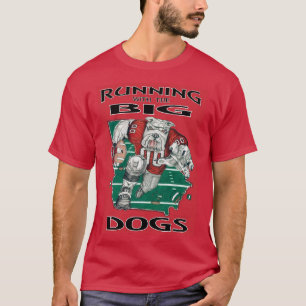 Camiseta "Georgia-Running With The Big Dogs Red"