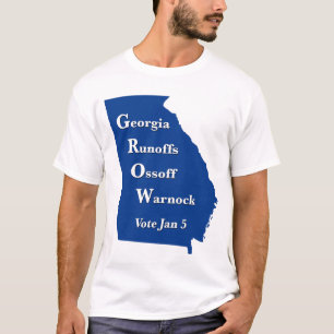Camiseta Georgia Runoffs Ossoff Warnock