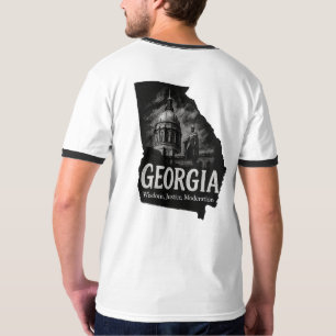 Camiseta Georgia "Sabedoria, Justiça, Moderação"