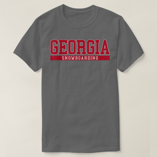 Camiseta Georgia Snowboard (Frente do Design)