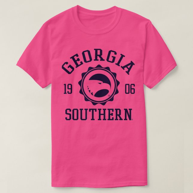 Camiseta Georgia Southern Eagles Stamp 1906 Oficialmente Li (Frente do Design)