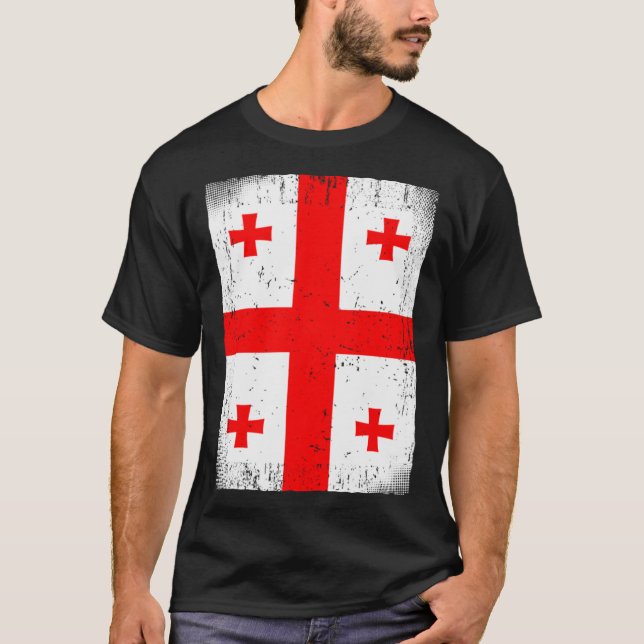 Camiseta Georgian Flag Georgia (Frente)