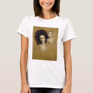 Camiseta Georgiana, condessa Spencer e sua senhora da filha
