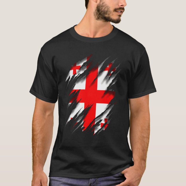 Camiseta Georgiano Flag (Frente)