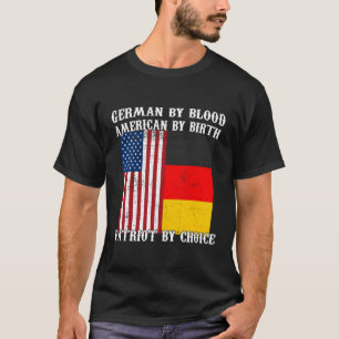 Camiseta Ger By Blood American By Birth Patriot Ger