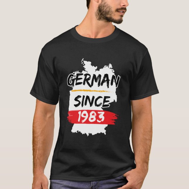 Camiseta Ger Desde 1983 Gery Mapa Ger (Frente)