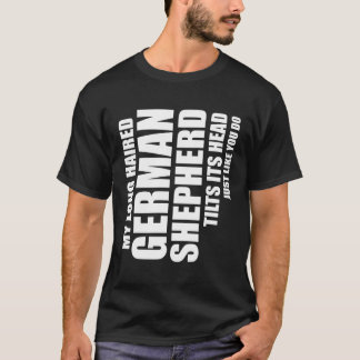 Camiseta Ger Shepherd De Cabelo Longo
