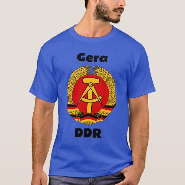 Camiseta Gera, Alemanha Oriental (DDR, GDR) (Frente)
