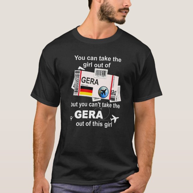 Camiseta Gera Boarding Pass Gera Girl Gera (Frente)