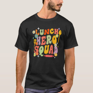 Camiseta Geração de Cafés Engraçados no Quadrado de Almoço 
