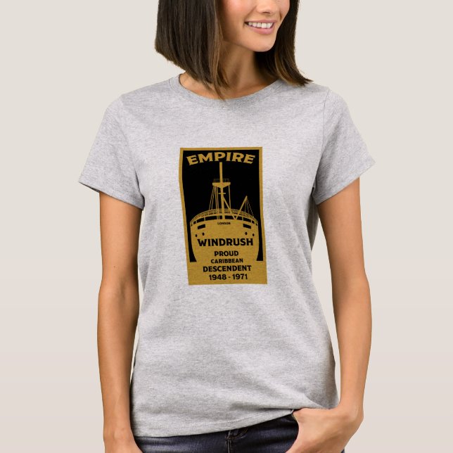 Camiseta Geração Windrush História Negra (Frente)