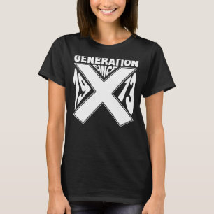 Camiseta Geração X desde 1973 Aniversário da Retro Vintage