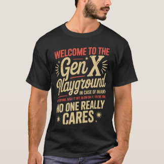 Camiseta Geração X Engraçado Gen X