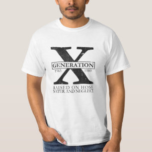 Camiseta Geração X - Levantada em sua água e negligenciada