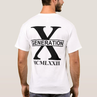 CAMISETA GERAÇÃO X - MCMLXXIII