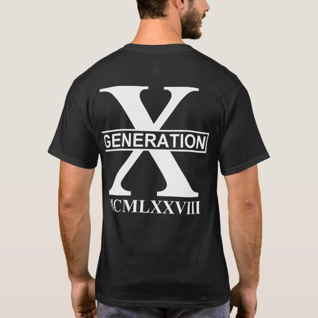 CAMISETA GERAÇÃO X - MCMLXXVIII (1978) (Verso)
