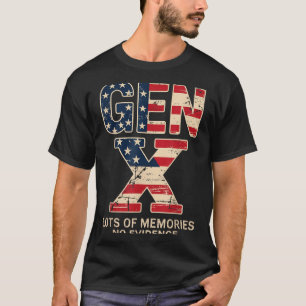 Camiseta Geração X Muitos Lembranças Sem Evidências Diverti
