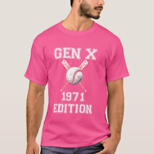 Camiseta Geração X Natal de Baseball Geração X 1971