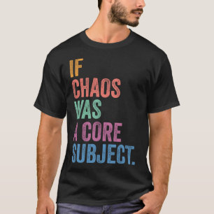 Camiseta Geração Z Alpha Volta às Aulas Se Caos Fosse Uma D