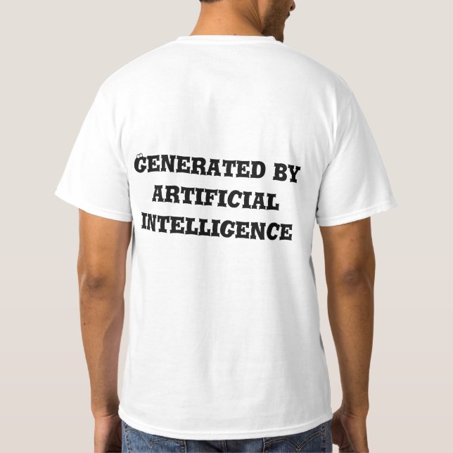 Camiseta Gerado por T-Shirt Inteligente Artificial (Verso)