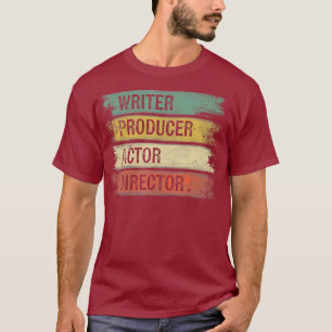 Camiseta Gerador de Escritores Diretor de Ator de Produtore
