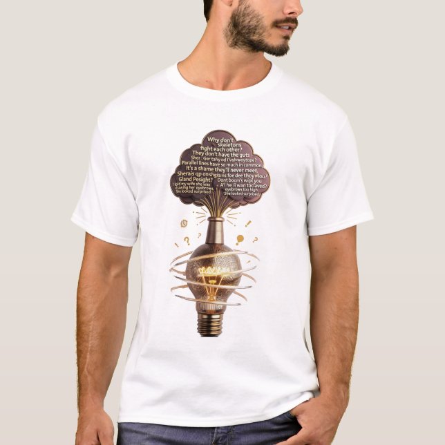 Camiseta Gerador de Piadas de Pai, Presente Divert (Frente)