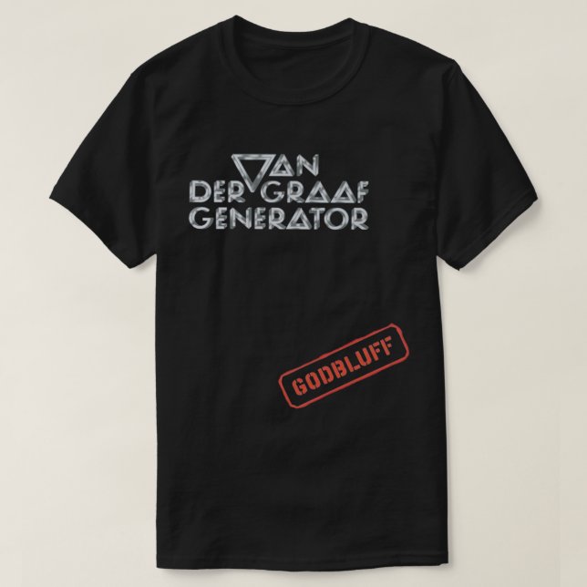 Camiseta Gerador Van Der Graaf - Godbluff Clássico T-Shirt (Frente do Design)