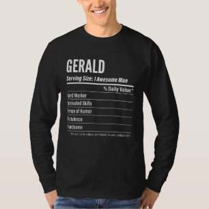 Camiseta Gerald Fatos Nutricionais Tamanho da Porção Calor