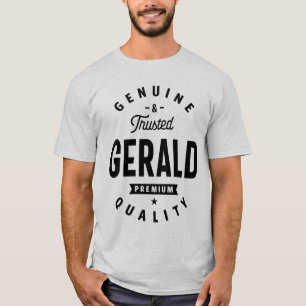 Camiseta Gerald Personalised Name Birthday Gift